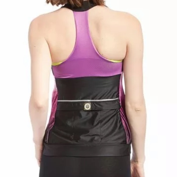 Moxie Sz M Cycle Tank Violet Iris Plum Pink Purple - Picture 2 of 6